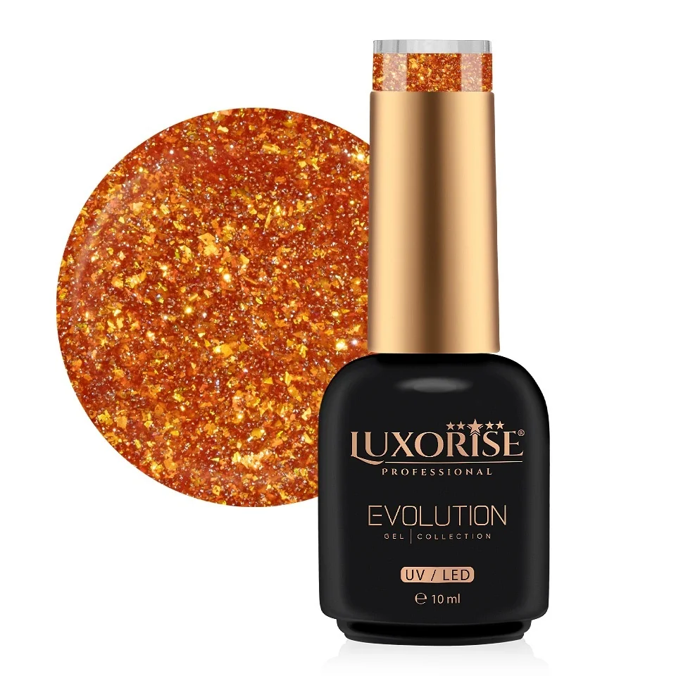 Oja Semipermanenta LUXORISE Evolution, Fairy Glow - Solar Kiss 10ml