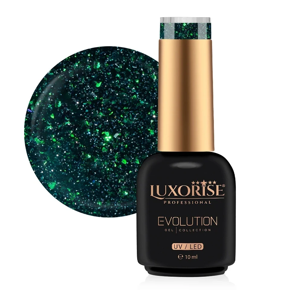 Oja Semipermanenta LUXORISE Evolution, Fairy Glow - Deep Sea Spark 10ml