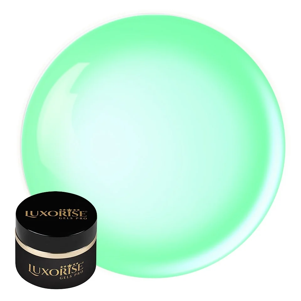 Gel Constructie RevoFlex GlassStyle LUXORISE, 15ml - Mint Charm