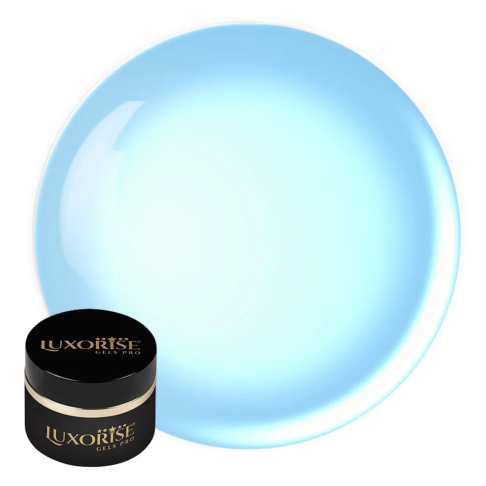 Gel Constructie RevoFlex GlassStyle LUXORISE, 15ml - Caribbean Jewel