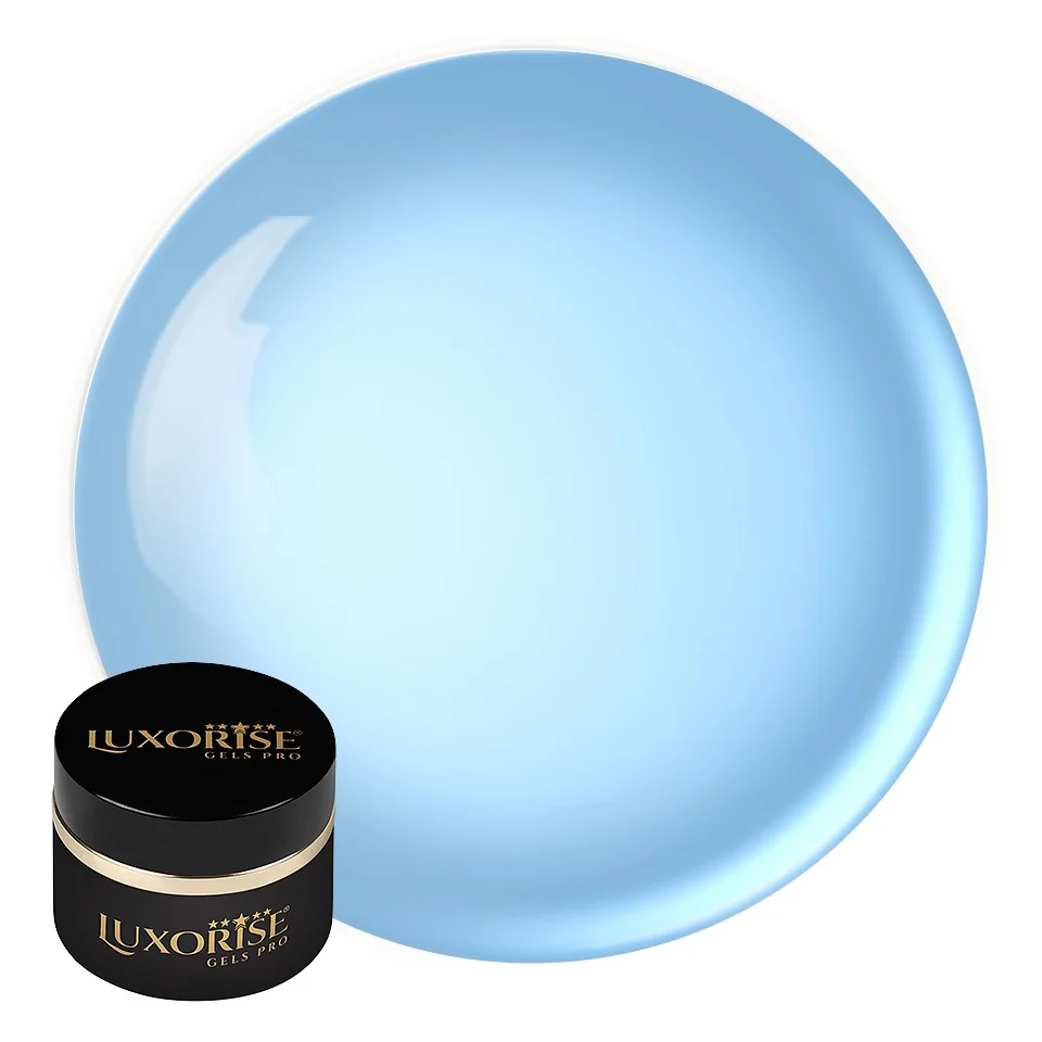 Gel Constructie RevoFlex GlassStyle LUXORISE, 15ml - Bluebird Delight