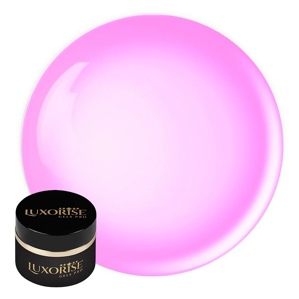 Gel Constructie RevoFlex GlassStyle LUXORISE, 15ml - Candy Drama