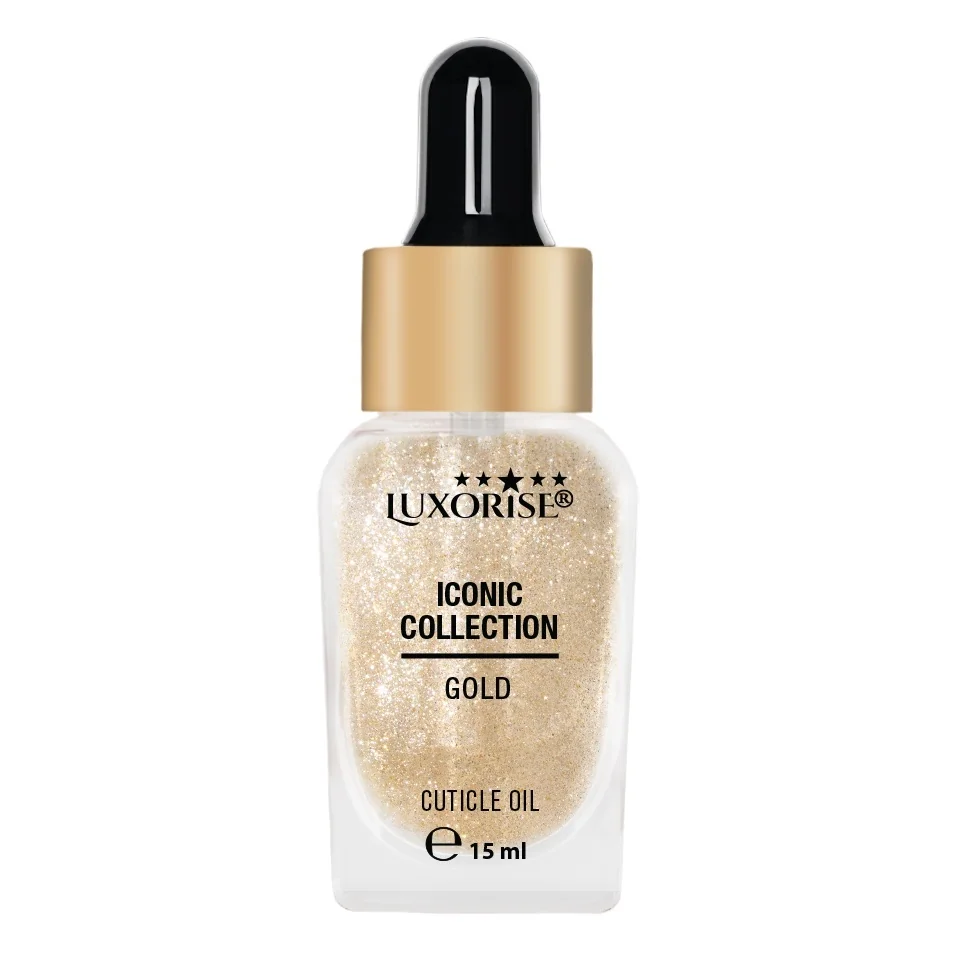 Ulei cuticule Iconic Collection, Gold - LUXORISE,15ml