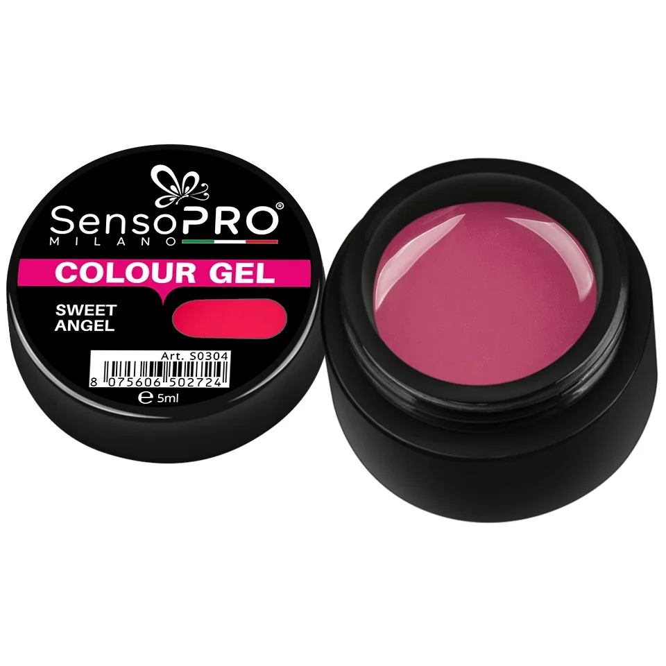 Gel UV Colorat Sweet Angel 5ml, SensoPRO Milano