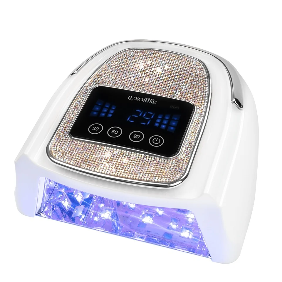 Lampa UV/LED 120W DiamondGlow Elite - LUXORISE, Silver