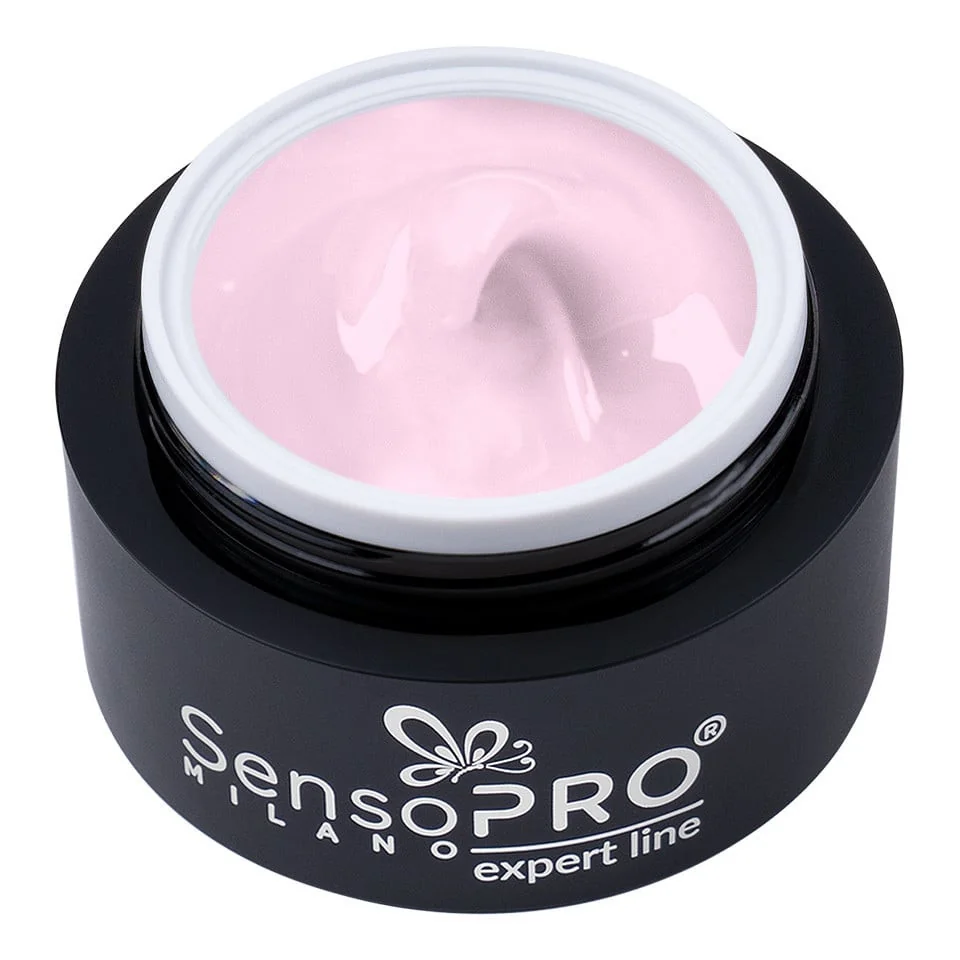 Gel Constructie Unghii Expert Line SensoPRO Milano - Milky Pink 50ml