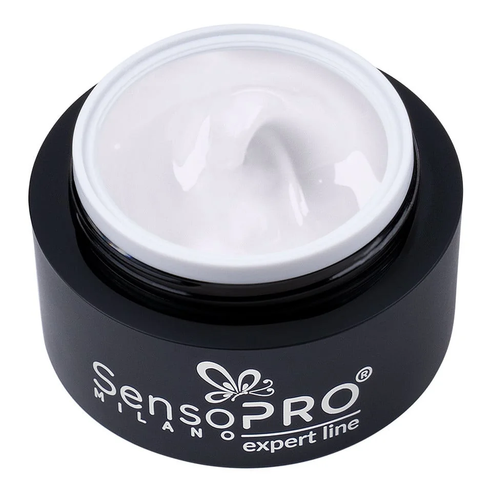 Gel Constructie Unghii Expert Line SensoPRO Milano - Milky White 50ml