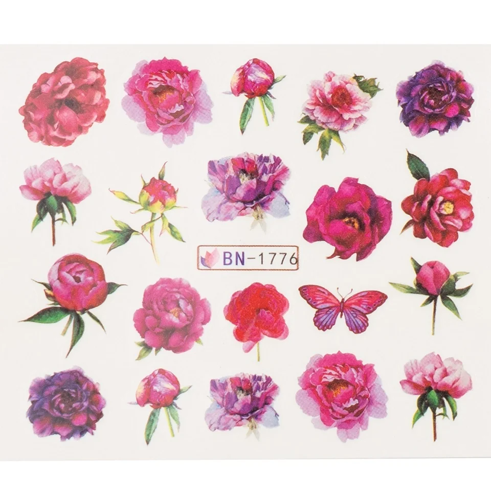 Tatuaj Unghii LUXORISE Flower Book, BN-1776
