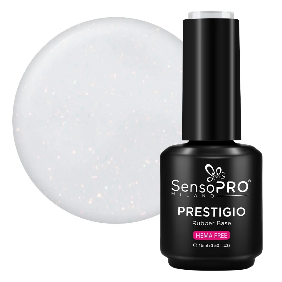 Rubber Base PRESTIGIO SensoPRO Milano - Milky Pearl 15ml