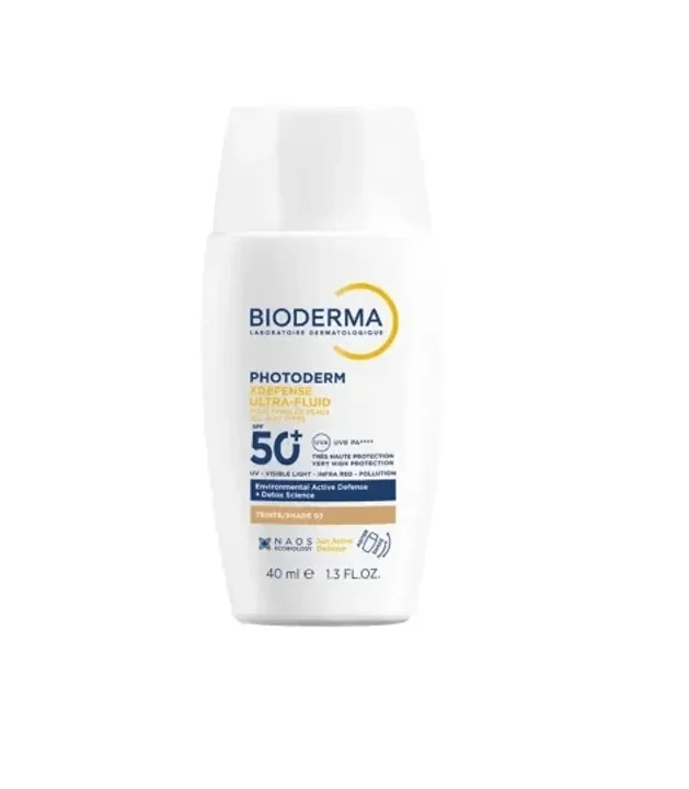 Bioderma Photoderm XDefense Ultra Fluid colorat SPF50+ Fototip 2 40 ml
