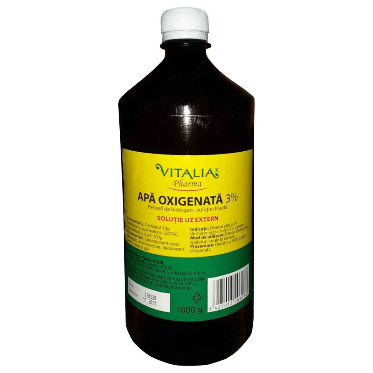 Vitalia Apa Oxigenata 3% 1000 ml