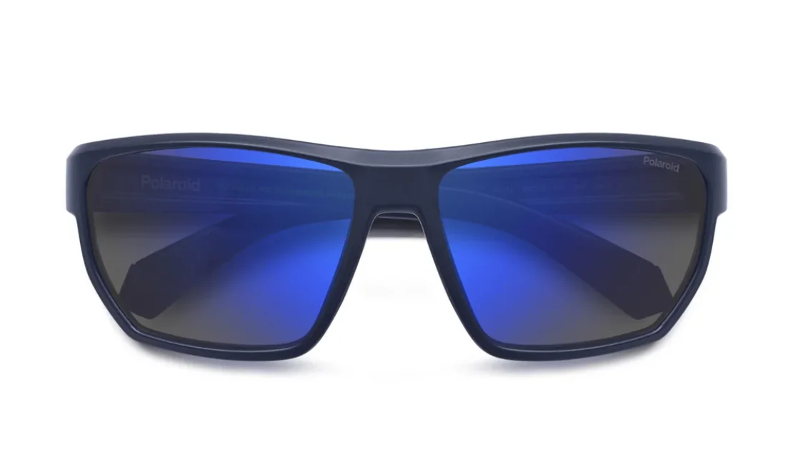 Polaroid Ochelari de soare (S) 7057/S PYW 60 15 matte blue polarizat eco