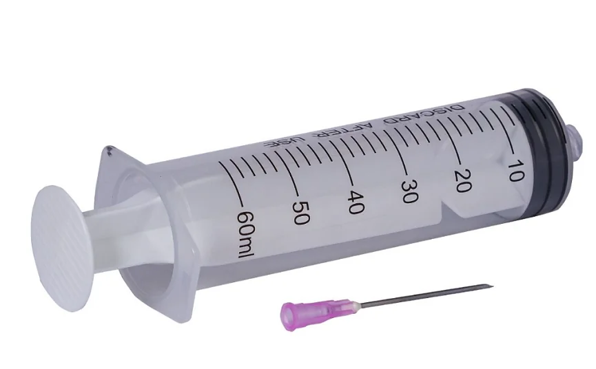 Seringa cu ac Luer Lock 60 ml 25 bucati