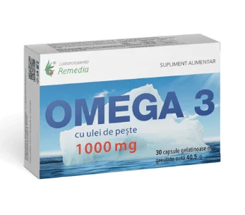 Omega 3 1000mg  30 capsule Laboratoarele Remedia