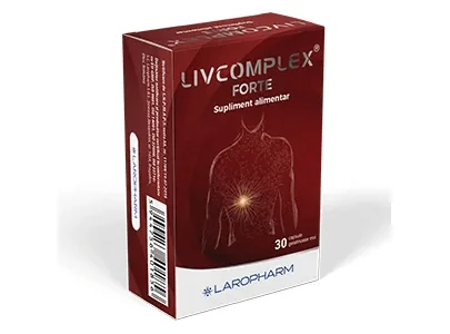 LivComplex Forte 30 capsule gelatinoase Laropharm