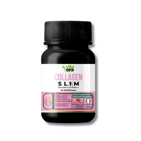 Vita ora multi collagen slim super gelee aroma zmeura 60 jeleuri Vita ORA