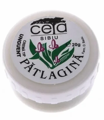 Crema tip balsam cu patlagina  20gr  Ceta Sibiu