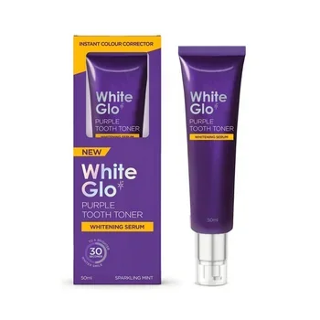 White glo serum purple tooth toner  50ml