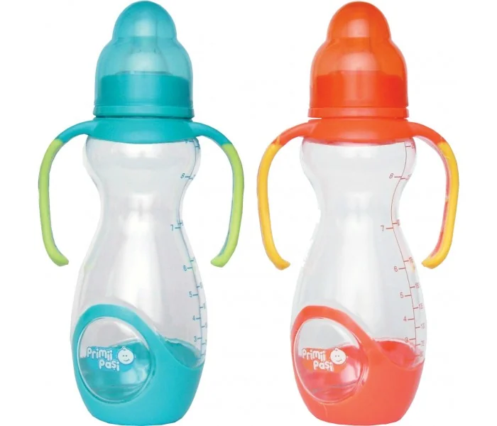 Primii Pasi R0126 Biberon usor de tinut cu manere 250 ml