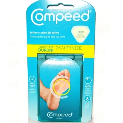 Compeed Duroni Plasturi pentru bataturi superficiale difuz delimitate medii 6 bucati