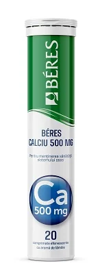 Beres Calciu 500 mg 20 comprimate efervescente