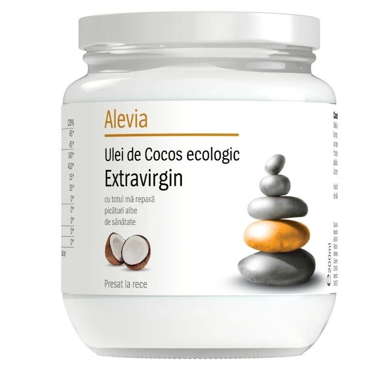 Alevia Ulei de cocos extravirgin presat la rece 200 ml