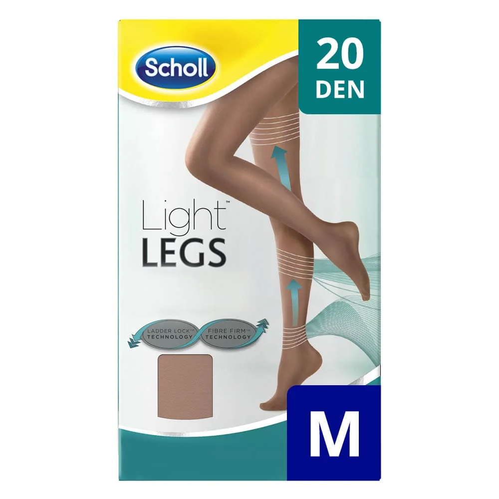 Scholl Light Legs Ciorapi compresivi 20 DEN ""M""