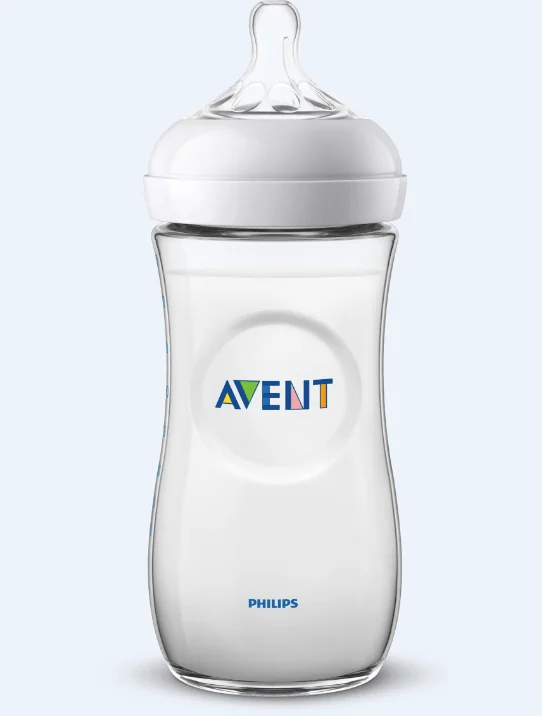 Avent SCF036/17 Biberon Natural ultra soft 6+ luni 330 ml