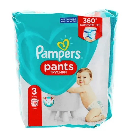 Pampers Pants nr.3 ( 6 - 11 kg ) 19 bucati
