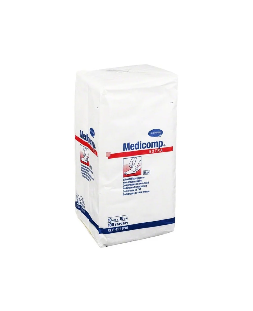 Hartmann Medicomp Extra comprese nesterile 10 cm X 10 cm 100 bucati