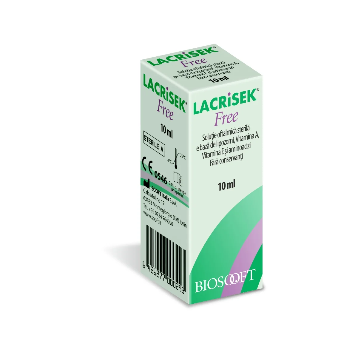 Lacrisek Free Solutie oftalmica  10ml