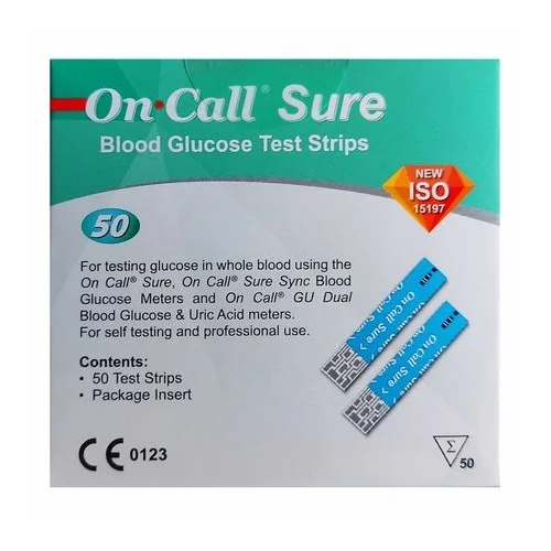 On call sure Teste glicemie 50 teste