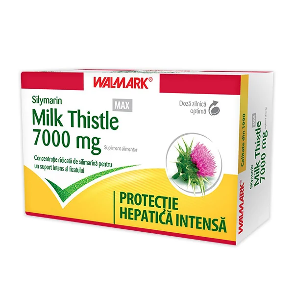 Silymarin Milk Thistle Max 7000 mg 60 comprimate