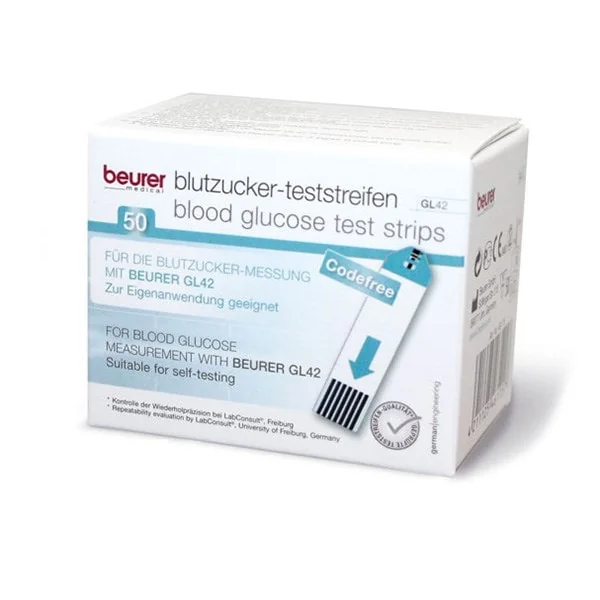 Beurer Teste pentru glucometrul GL 42 50 bucati