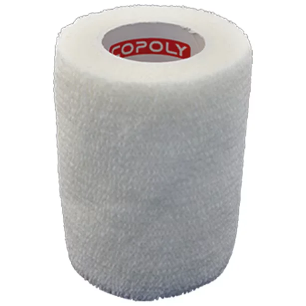 Aseptica bandaj elastic autoadeziv alb -copoly 5 cm x45 cm