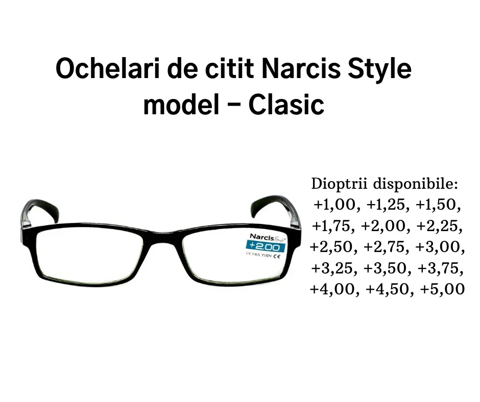 Narcis style ochelari de citit 3,50+ X 1 buc . Pansiprod