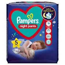 Pampers night pants nr.5 (12-17 kg)  22 bucati