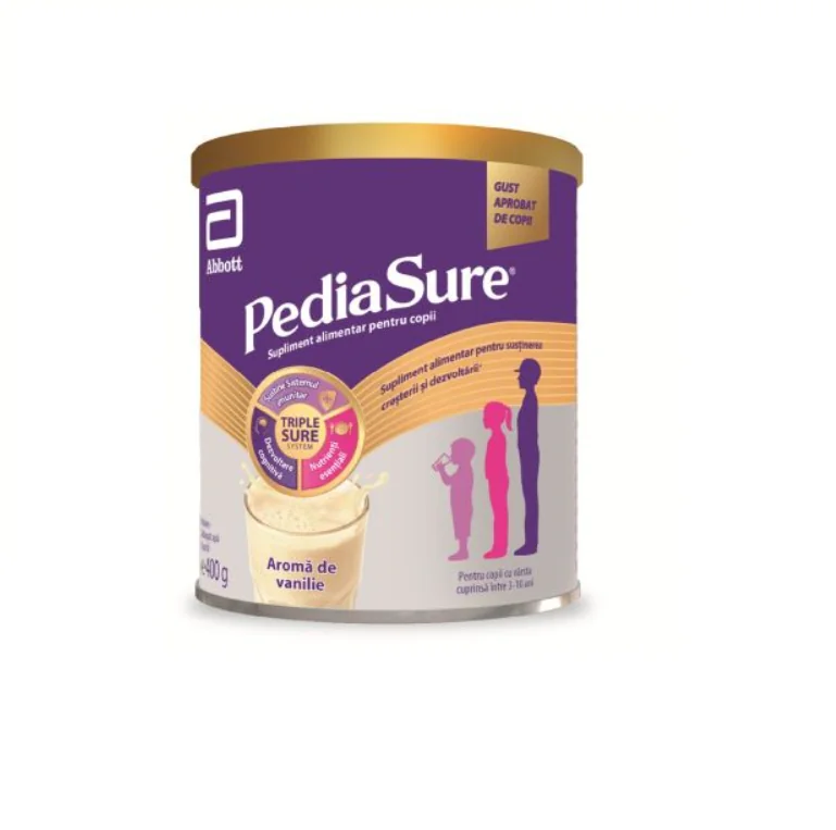 PediaSure Pulbere cu aroma de vanilie 3-10 ani 400 g