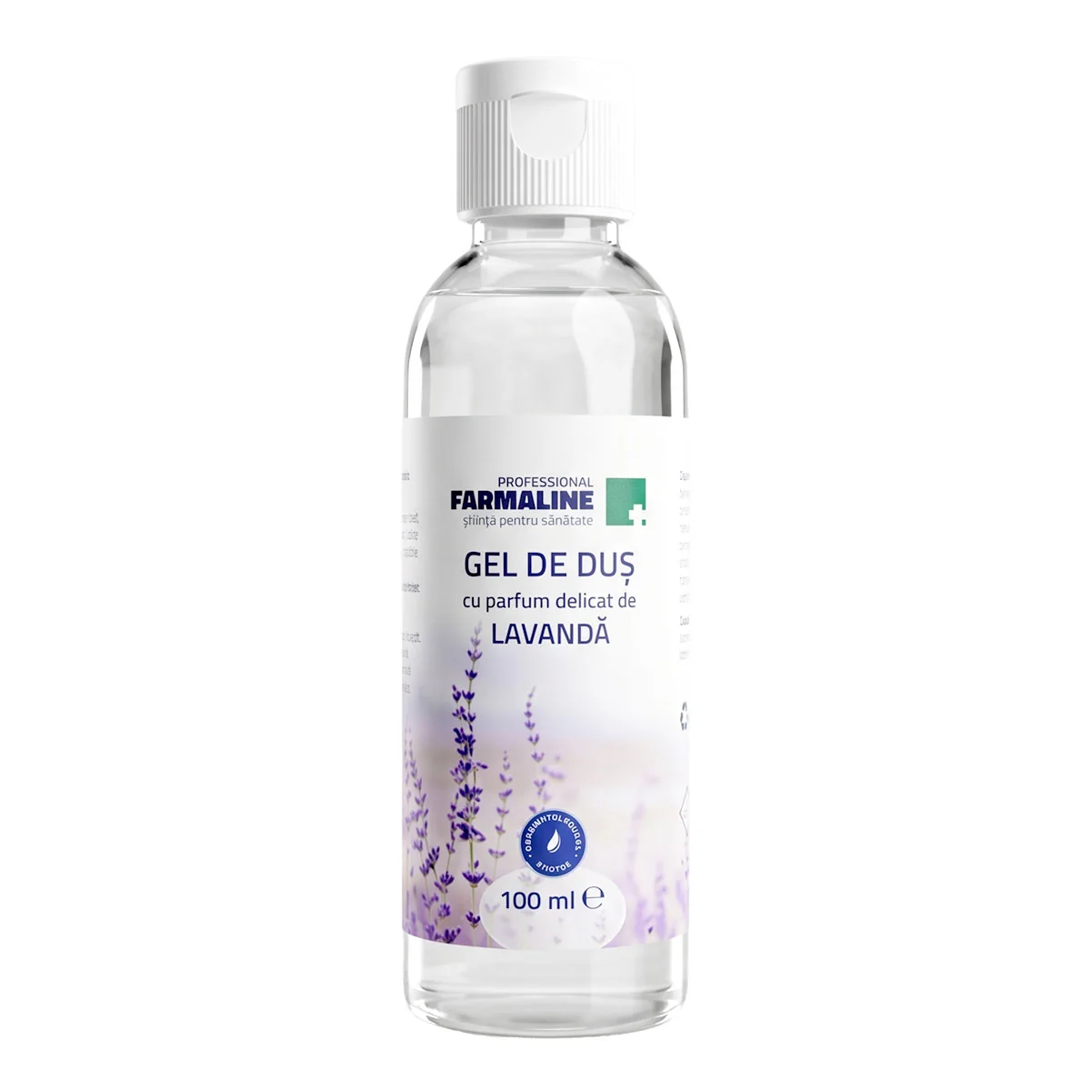Gel de dus cu parfum delicat de lavanda - Professional Farmaline 100 ml