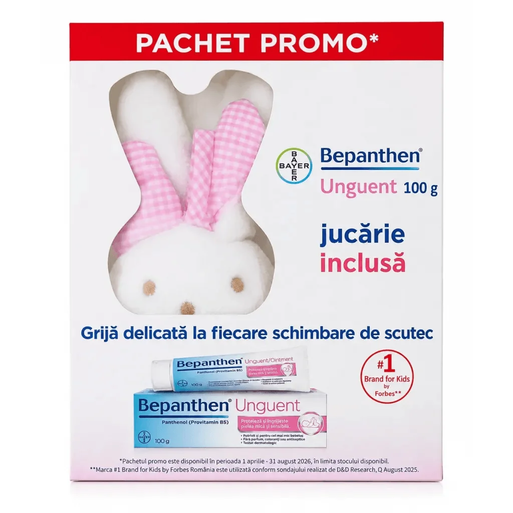 Bepanthen Unguent 5 mg / g  100 g + Jucarie inclusa roz