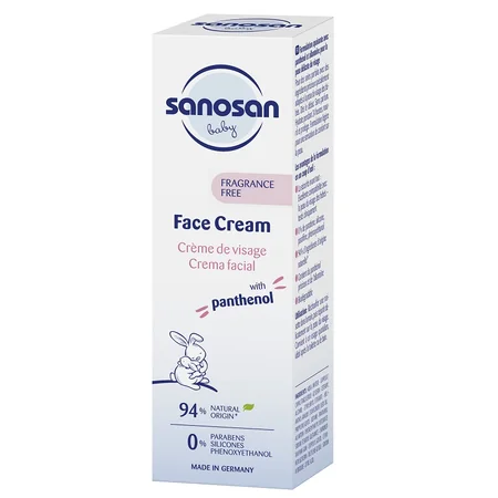 Sanosan Baby crema nutritiva fata piele uscata 0+ luni  50ml Mann&Schroder