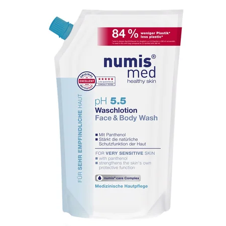 Numis Med PH 5.5 lotiune de spalare pentru fata si corp- rezerva 500ml
