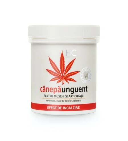 Canepa unguent cu efect de incalzire 250ml Health Culture