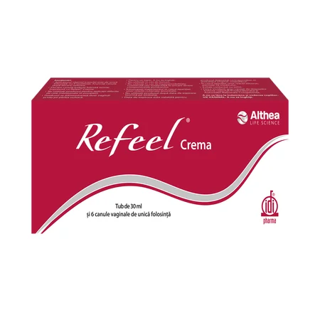 Refeel crema vaginala 30ml+6 aplicatoare vaginale Althea  life science