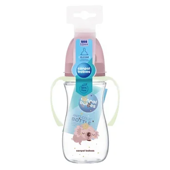 Canpol 35/238 pin biberon anticolici cu gat larg sleep koala 300ml