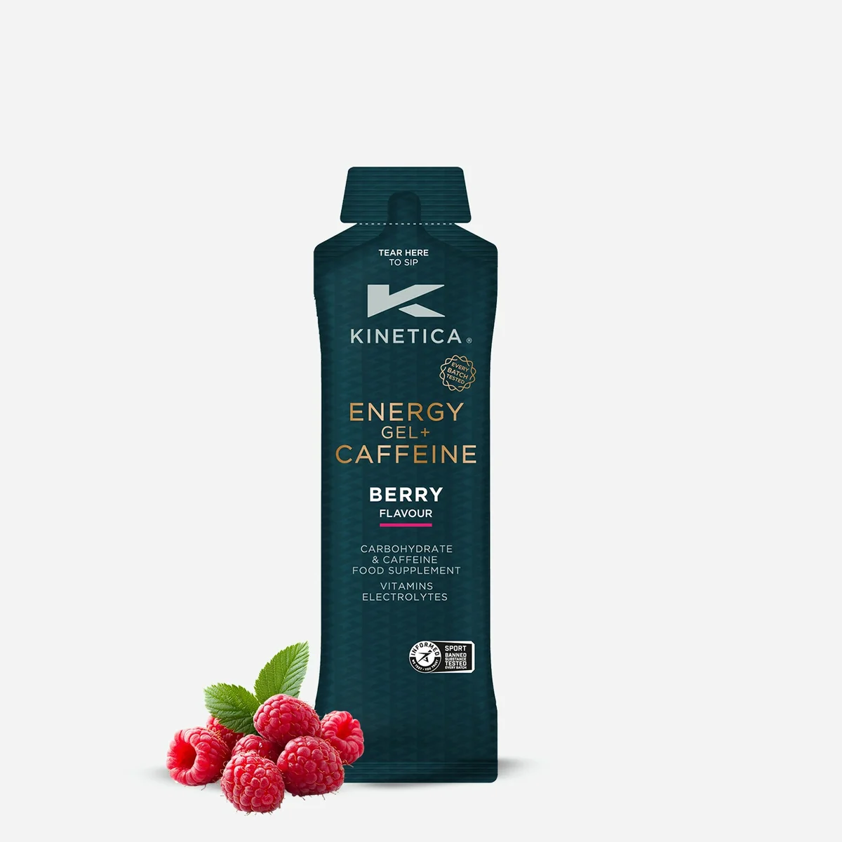 Caffeine Berry Burst Gel 70 g Kinetica