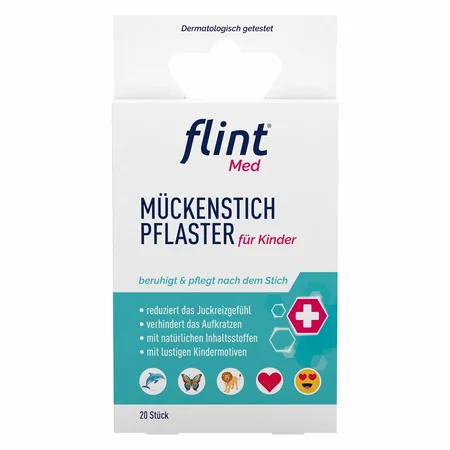 Flint med plasturi calmanti dupa intepaturi de tantati, 3 ani+ 20 buc Kyberg Pharma