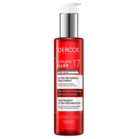 Vichy Dercos Collagen 17 Filler Tratament ultra-reparator cu peptide pro-colagen si acid citric 150 ml