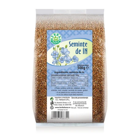 Herbal Sana Seminte de in 500 g