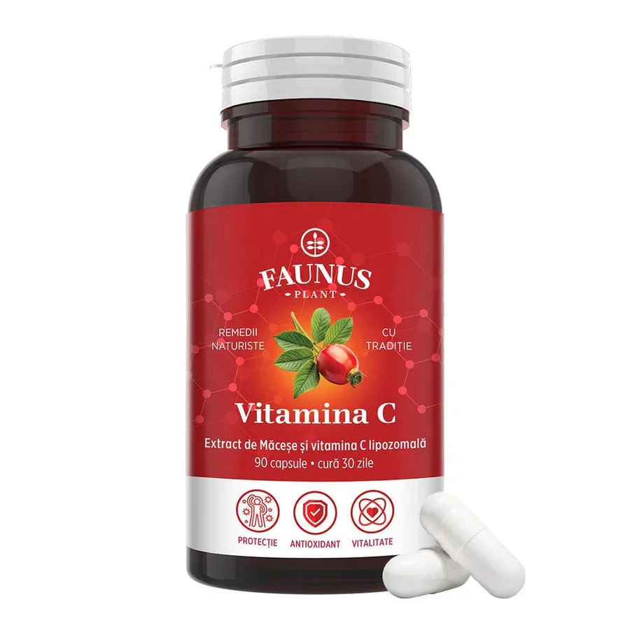 Vitamina C lipozomala 90 caps. Faunus Plant